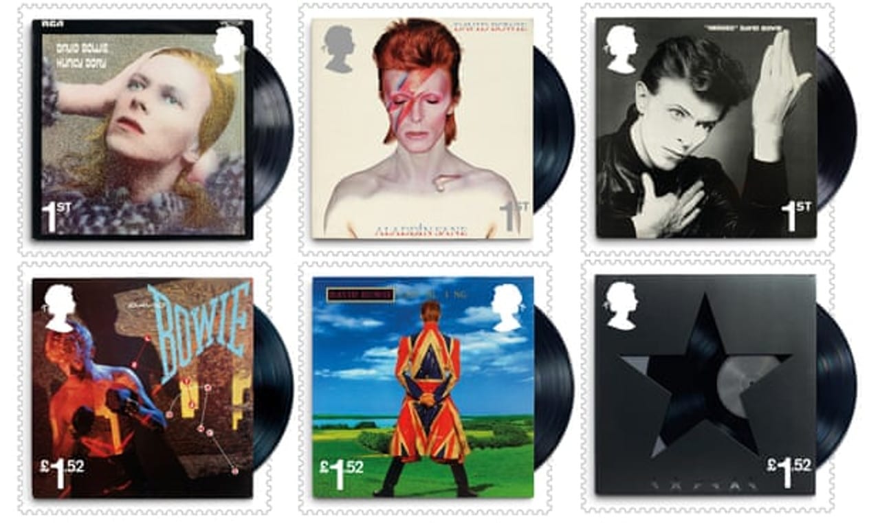 David Bowie UK stamps 2017