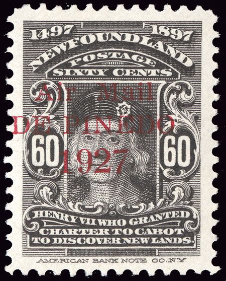 Canada Stamp 1927 Henry VII Air Mail Overprint